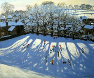 Tideswell Derbyshire (oil on canvas) | Obraz na stenu