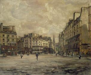 Place Maubert, Paris, 1888 (oil on canvas) | Obraz na stenu