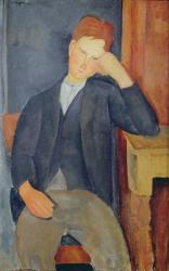 The young apprentice, c.1918-19 (oil on canvas) | Obraz na stenu