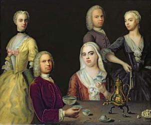 The Denner Family (oil on canvas) | Obraz na stenu