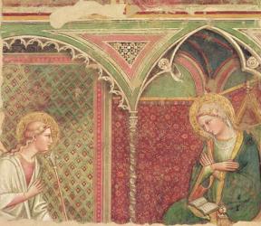 Detail of The Annunciation (fresco) | Obraz na stenu