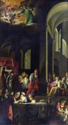 The Birth of the Virgin, c.1616-19 (oil on canvas) | Obraz na stenu