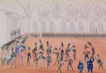 Guard Parade, 1820s (w/c on paper) | Obraz na stenu