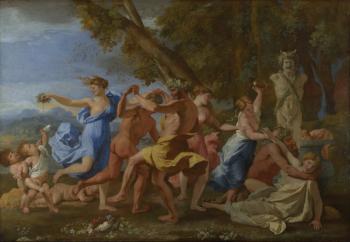 Bacchanal before a Herm, c.1634 | Obraz na stenu