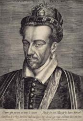 Henri III Valois (1551-89) (engraving) | Obraz na stenu