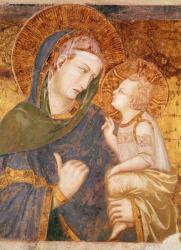 Virgin and Child (fresco) | Obraz na stenu