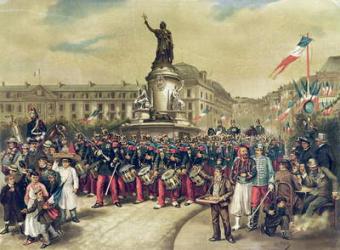 Quatorze Juillet, 1881 (colour litho) | Obraz na stenu