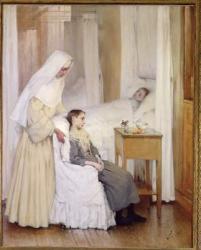 At Notre-Dame du Perpetuel Bon Secours Hospital, 1903 (oil on canvas) | Obraz na stenu