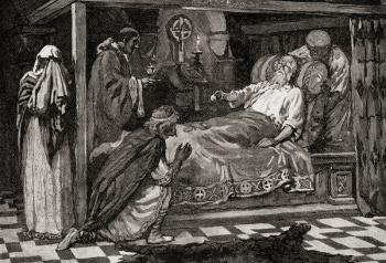 Edward III, The Confessor, 1042-1066 AD. Penultimate Anglo-Saxon king. | Obraz na stenu