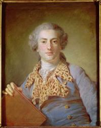 Portrait of Jean-Georges Noverre (1727-1810), 1764 (pastel on paper) | Obraz na stenu