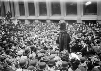 Mrs. Pankhurst in Wall Street, 1911 | Obraz na stenu