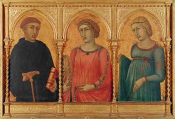 Three Saints (oil on panel) | Obraz na stenu
