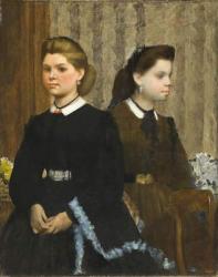 The Bellelli Sisters (Giovanna and Giuliana Bellelli), 1865-6 (oil on canvas) | Obraz na stenu