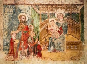 Jaca, Spain. Romanesque art. (photo) | Obraz na stenu