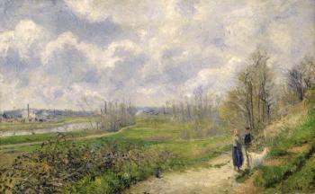 La Sente du Chou, near Pontoise, 1878 (oil on canvas) | Obraz na stenu