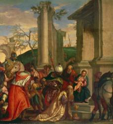 Adoration of the Kings (oil on canvas) | Obraz na stenu