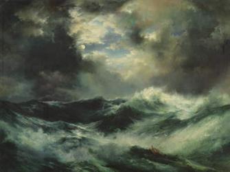 Moonlit Shipwreck at Sea, 1901 (oil on canvas) | Obraz na stenu