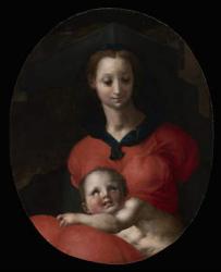 Virgin and Child, known as the Madonna del Libro, c.1545-46 (oil on panel) | Obraz na stenu