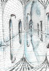 page13, The Castle in the Forest of Findhorn, 2006, (ink on paper) | Obraz na stenu