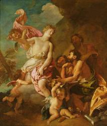 Venus asks Vulcan weapons for Aeneas (oil on canvas) | Obraz na stenu