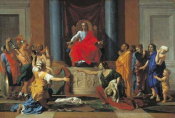 The Judgement of Solomon, 1649 (oil on canvas) | Obraz na stenu