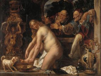 Susanna and the Elders, 1653 (oilon canvas) | Obraz na stenu