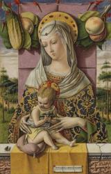 Madonna and Child, c.1480 (tempera and gold on wood) | Obraz na stenu