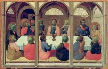 The Last Supper, from the Arte della Lana Altarpiece, c.1426 (oil on panel) | Obraz na stenu