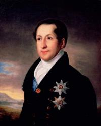 Portrait of Prince Sergej Golitsyn (1774-1859), post 1828 (oil on canvas) | Obraz na stenu