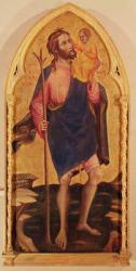 Saint Christopher (tempera on panel) | Obraz na stenu
