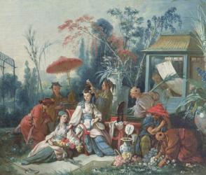 The Chinese Garden, c.1742 (oil on canvas) | Obraz na stenu