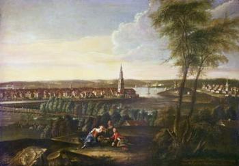 View of the Church of the Holy Spirit and the suburb of Nowawes from Brauhausberg, 1771 (oil on canvas) | Obraz na stenu