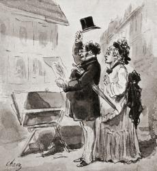The Enthusiastic Collector, from The Quest of The Print, published 1932 (litho) | Obraz na stenu