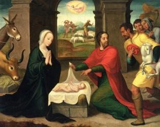 The Adoration of the Shepherds, 1550-60 | Obraz na stenu