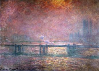 The Thames at Charing Cross, 1903 (oil on canvas) | Obraz na stenu