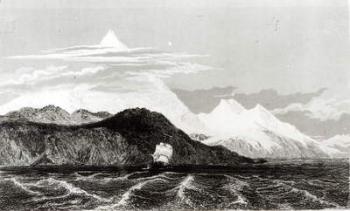 Mount Sarmiento, engraved by Thomas Landseer (1795-1880) | Obraz na stenu