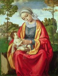 The Virgin and Child (panel) | Obraz na stenu