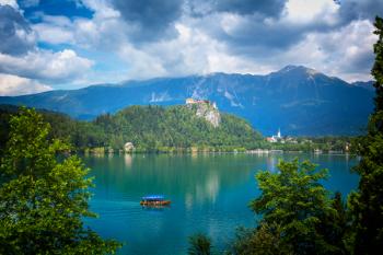 Lake Bled, Slovenia. (photo) | Obraz na stenu