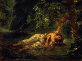 The Death of Ophelia, 1844 (oil on canvas) | Obraz na stenu