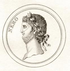 Nero, from 'Crabb's Historical Dictionary', published 1825 (litho) | Obraz na stenu