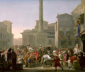 Carnival in Rome, c.1650-51 | Obraz na stenu