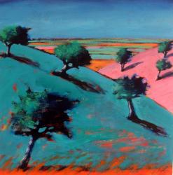 Valley (acrylic on board) | Obraz na stenu