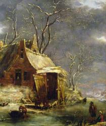 Winter Landscape (oil) | Obraz na stenu