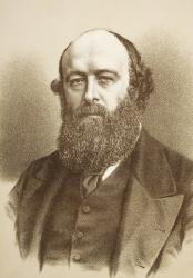 Robert Arthur Talbot Gascoyne-Cecil, 3rd Marquess of Salisbury, c.1890 (litho) | Obraz na stenu