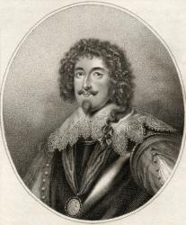 Richard Sackville, engraved by Bocquet, illustration from 'A catalogue of Royal and Noble Authors, Volume III', published in 1806 (litho) | Obraz na stenu