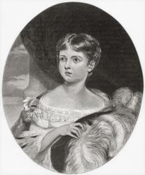 Queen Victoria, aged 11, 1819 – 1901. From The Strand Magazine published 1894. | Obraz na stenu