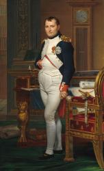 The Emperor Napoleon in His Study at the Tuileries, 1812 (oil on canvas) | Obraz na stenu