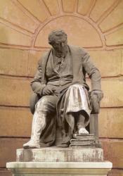 Statue of Francois Broussais (1772-1838) c.1838-41 (stone) | Obraz na stenu