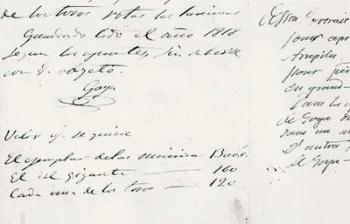 Letter from the Artist (1746-1828) (pen) (b/w photo) | Obraz na stenu