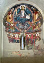 Christ in Glory, from the Church of San Clemente de Tahull, Lerida, Spain (fresco) | Obraz na stenu